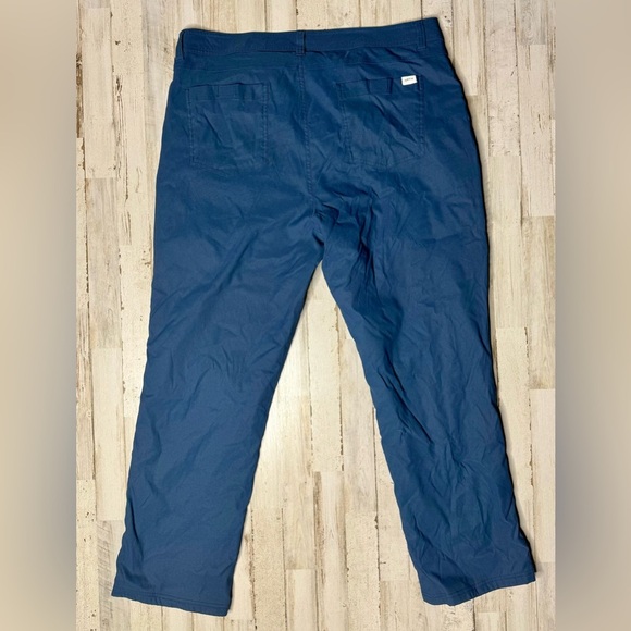 Orvis Men’s Fleece Lined Pant Stretch Nylon 38x29 Blue - Picture 9 of 11